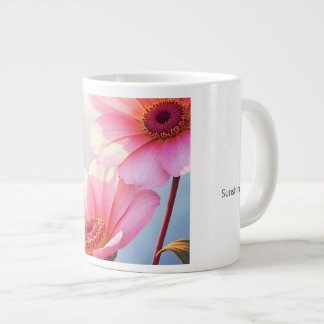 Caneca De Café Grande Salmão beijado por sol