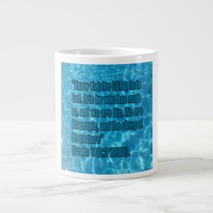 Caneca De Café Grande Salmo 100:3 WEBU Mug