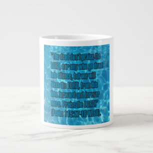 Caneca De Café Grande Salmo 115:17-18 WEBU Mug