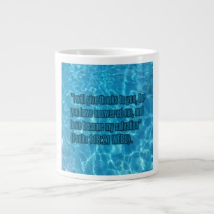 Caneca De Café Grande Salmo 118:21 WEBU Mug