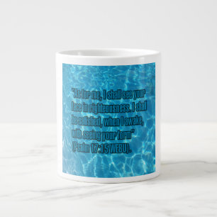 Caneca De Café Grande Salmo 17:15 WEBU Mug