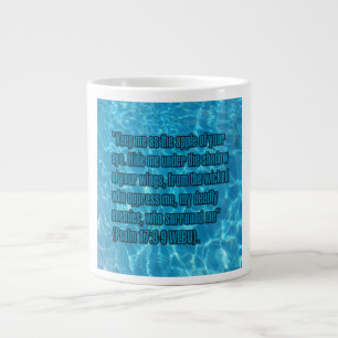 Caneca De Café Grande Salmo 17:8-9 WEBU Mug