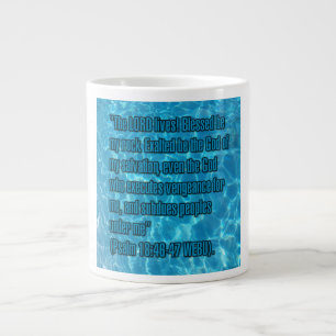 Caneca De Café Grande Salmo 18:46-47 WEBU Mug