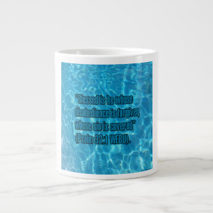 Caneca De Café Grande Salmo 32:1 WEBU Mug
