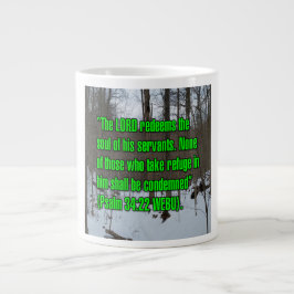 Caneca De Café Grande Salmo 34:22 WEBU Mug