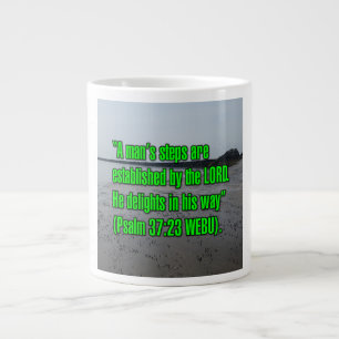 Caneca De Café Grande Salmo 37:23 WEBU Mug