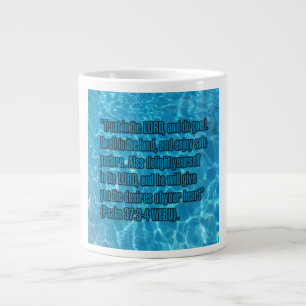 Caneca De Café Grande Salmo 37:3-4 WEBU Mug
