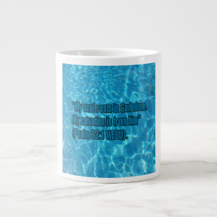 Caneca De Café Grande Salmo 62:1 WEBU Mug