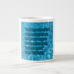 Caneca De Café Grande Salmo 70:4 WEBU Mug