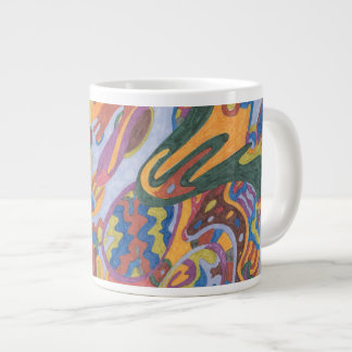 Caneca De Café Grande Salto de Salto Bunny Bunny