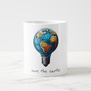 Caneca De Café Grande Salve a Terra