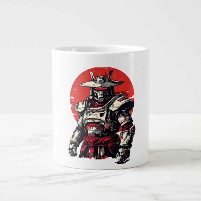 Caneca De Café Grande samurai (Frente)
