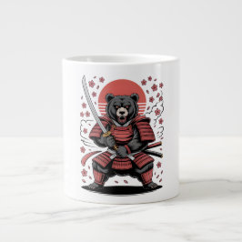 Caneca De Café Grande Samurai Bear Specialty Mug