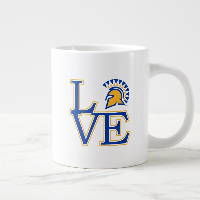 Caneca De Café Grande San José State Love (Direita)