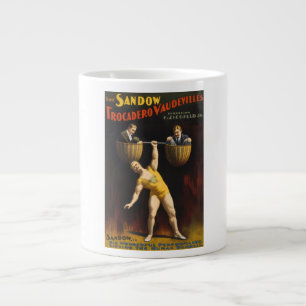 Caneca De Café Grande Sandow Eugen Sandow Vaudeville Weightlifter