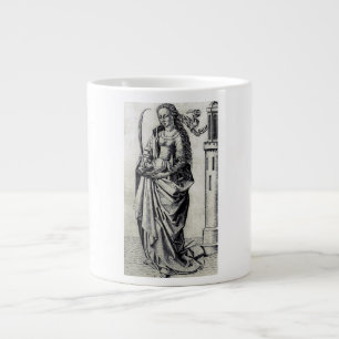 Caneca De Café Grande Santa Bárbara e sua torre