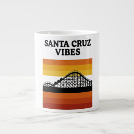 Caneca De Café Grande Santa Cruz California Boardwalk Vibes