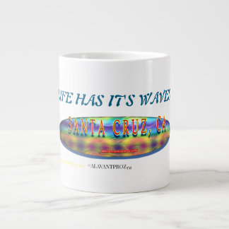 Caneca De Café Grande #SantaCruz_LIFE_S_WAVES_Espresso