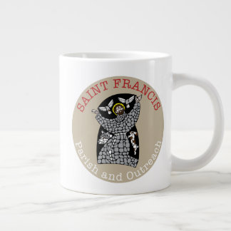 Caneca De Café Grande Santo Francis Logo Mug