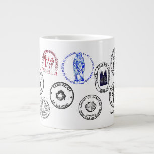 Caneca De Café Grande Santo James Way