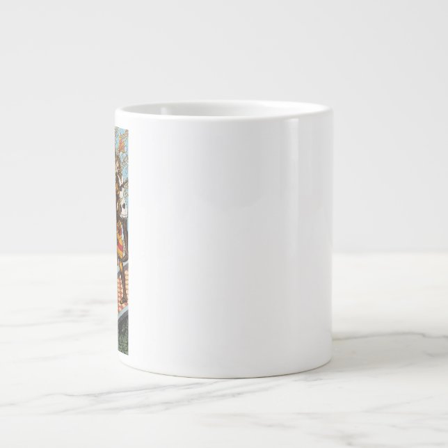 Caneca De Café Grande Santo Tomás de Cantuária O Arcebispo Corajoso (Frente)