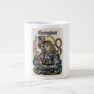Caneca De Café Grande São Jorge e o Dragão Grande Mártir