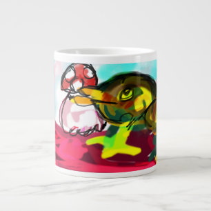 Caneca De Café Grande Sapo Mushroom