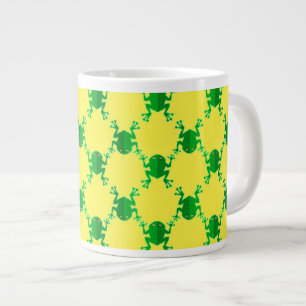 Caneca De Café Grande Sapos de desenho