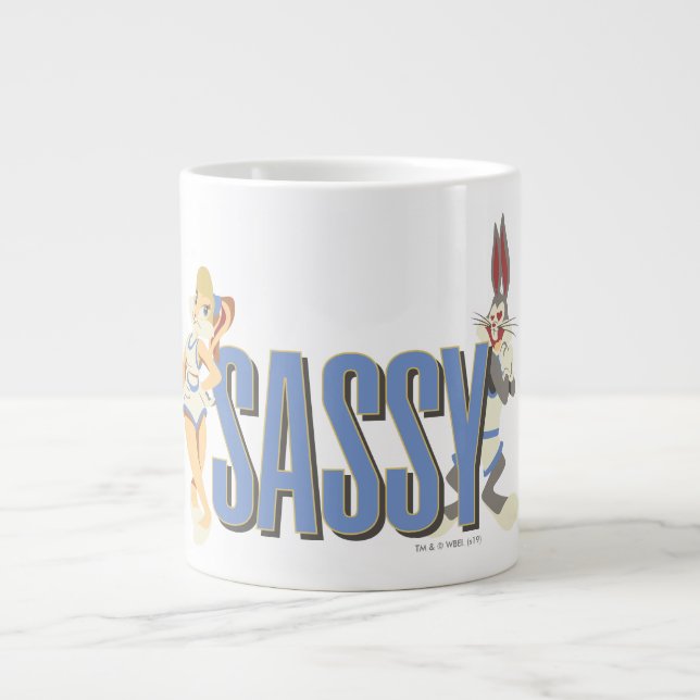 Caneca De Café Grande "Sassy" Lola Bunny & INSETOS BUNNY™ (Frente)