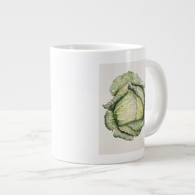 Caneca De Café Grande Savoy Cabbage (Frente Esquerda)
