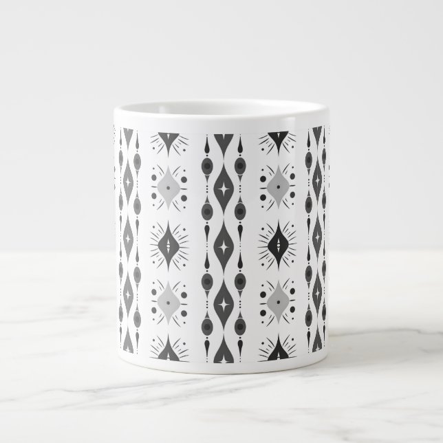 Caneca De Café Grande Scandi Motif | (Frente)