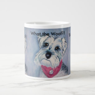 CANECA DE CAFÉ GRANDE SCHNAUZER CINZENTO DIMINUTO