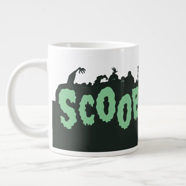 Caneca De Café Grande Scooby-Doo! Logotipo Silhouette Monster (Esquerda)