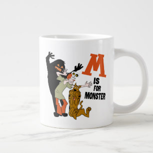 Caneca De Café Grande Scooby-Doo   M é destinado ao Monster