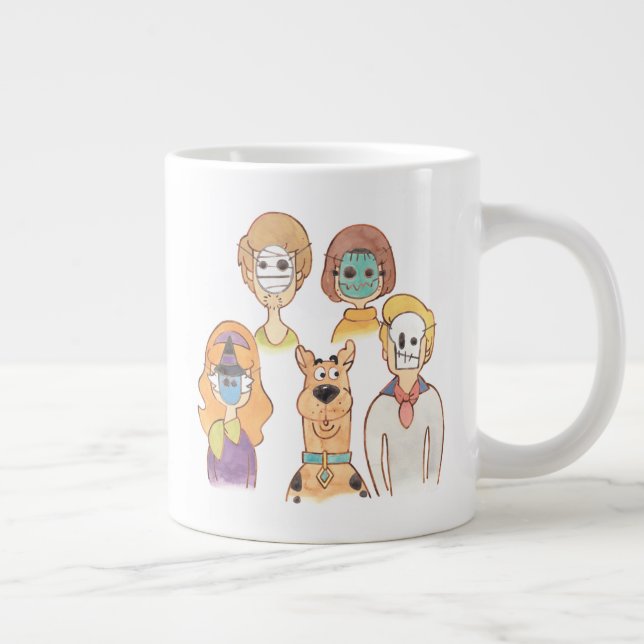 Caneca De Café Grande Scooby-Doo | Nossos Máscaras de Halloween (Direita)