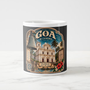 Caneca De Café Grande Sé Catedral Goa – Património de Goa Antiga