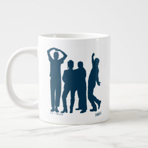 Caneca De Café Grande Seinfeld   Gráfico Silhouette Group