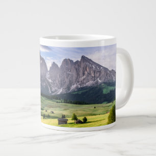 Caneca De Café Grande Seiser Alm   Dolomite Alps, Itália