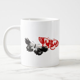 Caneca De Café Grande Seja a mudança que você deseja ver no mundo