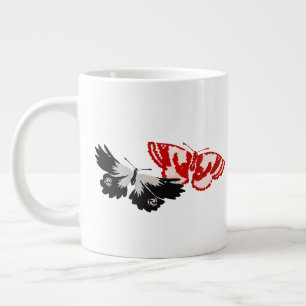 Caneca De Café Grande Seja a mudança que você deseja ver no mundo