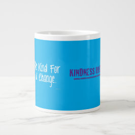 Caneca De Café Grande Seja Gentil por uma Mudança™ Gentileza Rochas Mens