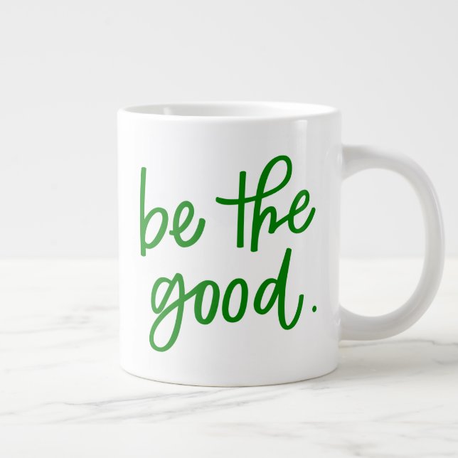 Caneca De Café Grande Seja O Bom (Direita)