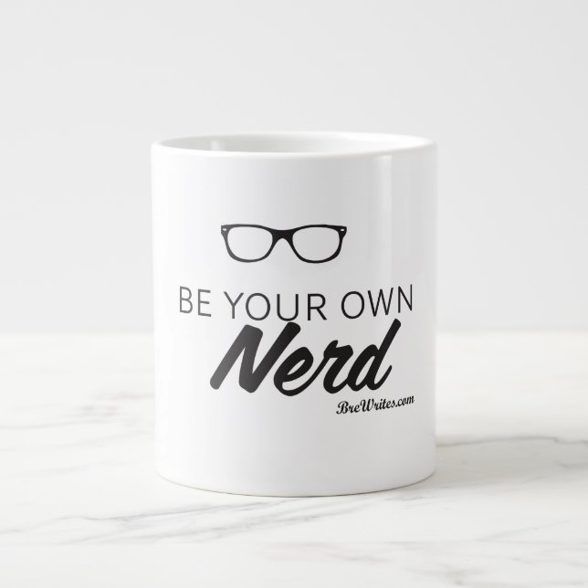 Caneca De Café Grande Seja seu próprio Nerd - Mug (Frente)
