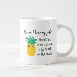Caneca De Café Grande Seja Uma Cotação Motivacional Inspiracional Pine