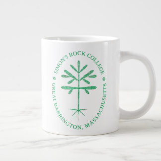 Caneca De Café Grande Selo de rock do Jumbo Simon em verde