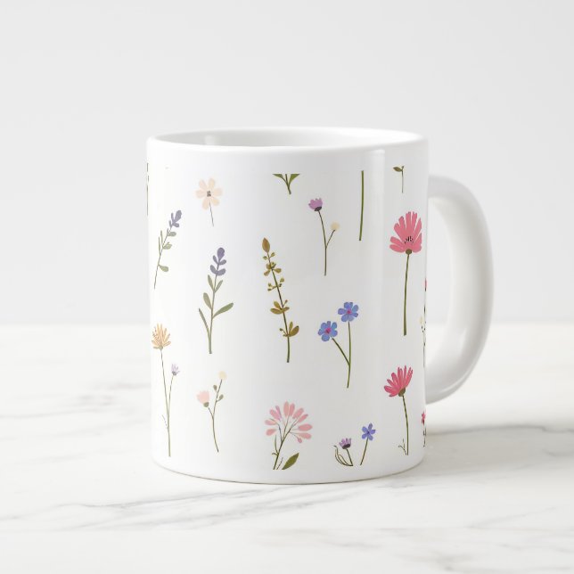 Caneca De Café Grande Selvas Sussurrantes (Frente Esquerda)