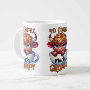 Caneca De Café Grande Sem Café Muito Mal-Humorado