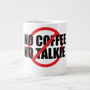 Caneca De Café Grande Sem Café Sem Conversa Piada de Manhã para Amantes