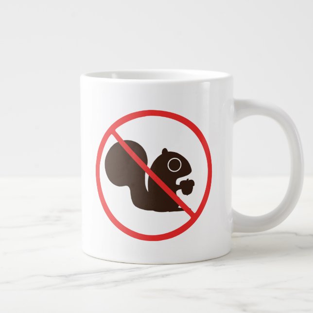 Caneca De Café Grande Sem esquilos | Anti-esquilo (Direita)