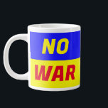 Caneca De Café Grande SEM GUERRA Jumbo Mug<br><div class="desc">O suficiente é suficiente.</div>